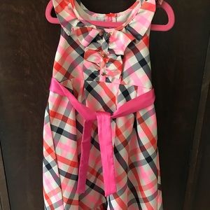 H&M plaid girls dress size 7/8y
